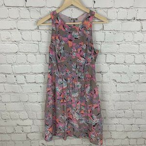 Rebecca Taylor Silk Mai Tai Time Floral Racerback